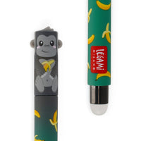LEGAMI Wild but Kind Gorilla Erasable Pen - Black