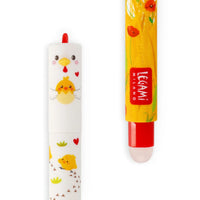 LEGAMI "I Care a Lot" Hen Erasable Pen - Red