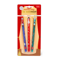 LEGAMI Set of 3 Erasable Christmas Gel Pens - The Nutcracker