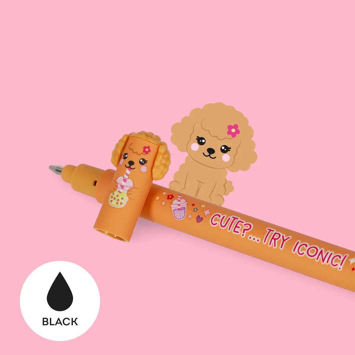 LEGAMI Set of Three Erasable Pens - Fur-ever Friends