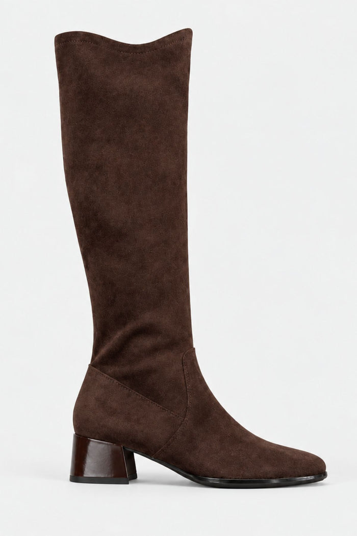 PATRIZIO COMO Emmetton Knee High Boot - Chocolate