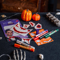 LEGAMI Halloween Set of Six Face-Paint Sticks - Trick & Twist