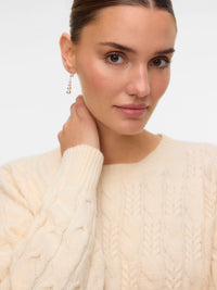 VERO MODA Aries Long Sleeve O-Neck- Birch