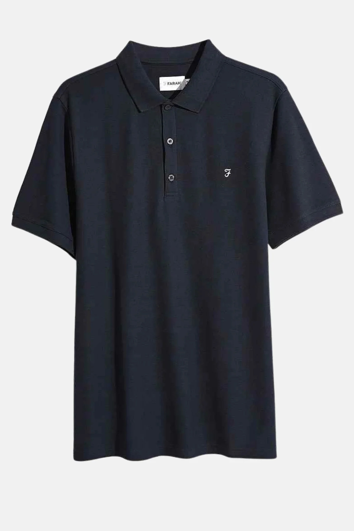 FARAH Hudson SS Men's Polo Shirt - Navy