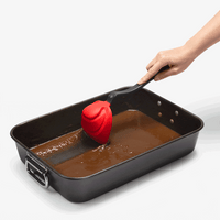 DREAMFARM Fladle - Fold Flat Scraping Ladle - Red