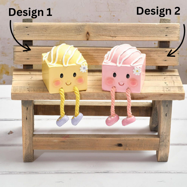 LANGS Hand Crafted Fondant Shelf Sitter Ornament 6cm - 1Pc