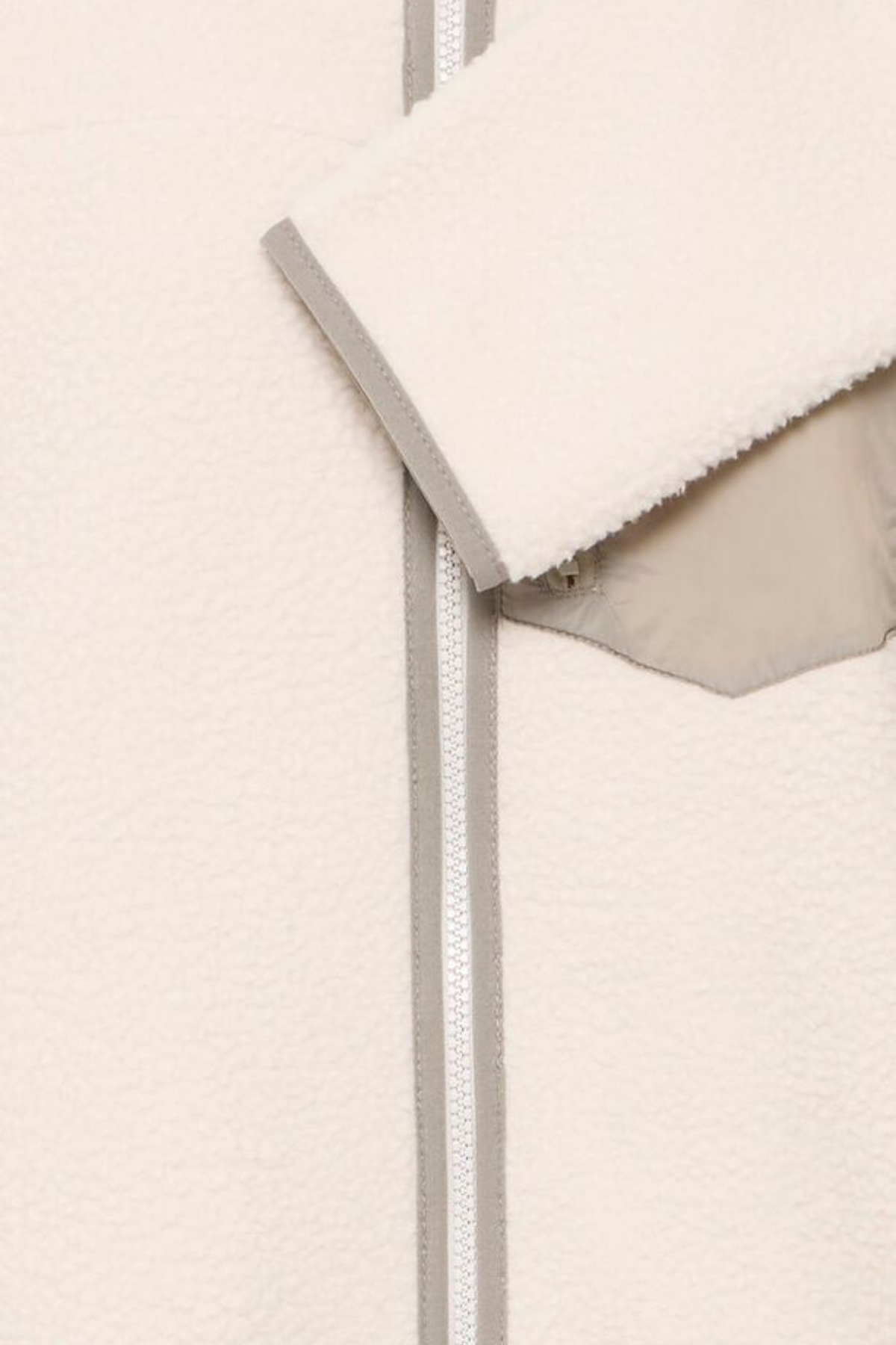 FRANSA Mable Fleece Jacket - Cream