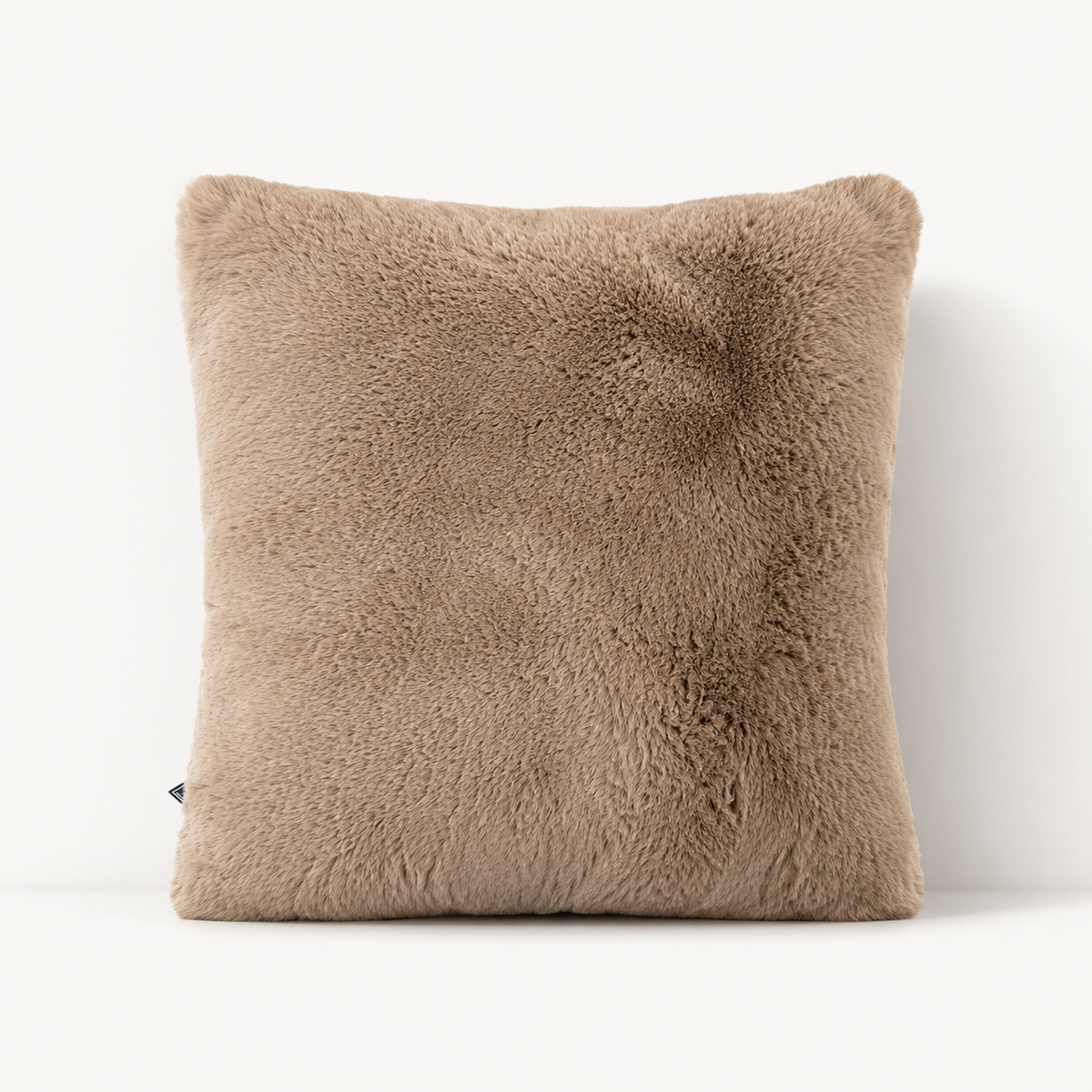 FULLSHIRE Avalon Faux Fur Cushion - Mink 43x43cm