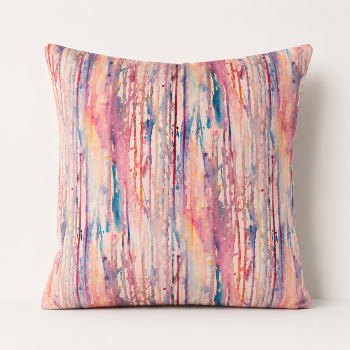 FULLSHIRE Inkdrop Cushion - Pink 43x43cm
