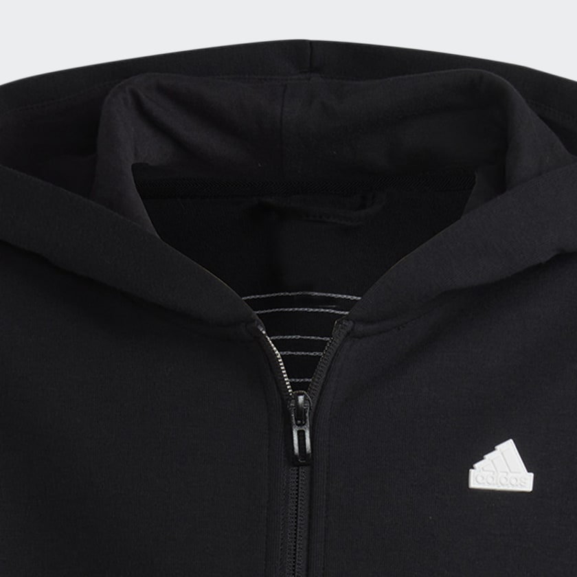 ADIDAS Future Icons 3-Stripes Full-Zip Hooded Track Top