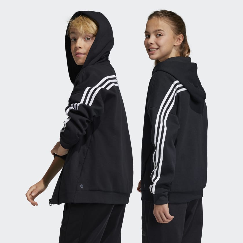ADIDAS Future Icons 3-Stripes Full-Zip Hooded Track Top