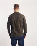 DIESEL : Garvey Long Sleeve Shirt - Peat Moss