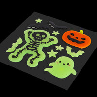 LEGAMI Halloween Set of Gel Window Stickers - Skeleton
