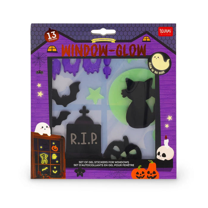 LEGAMI Halloween Set of Gel Window Stickers - Windo-Glow