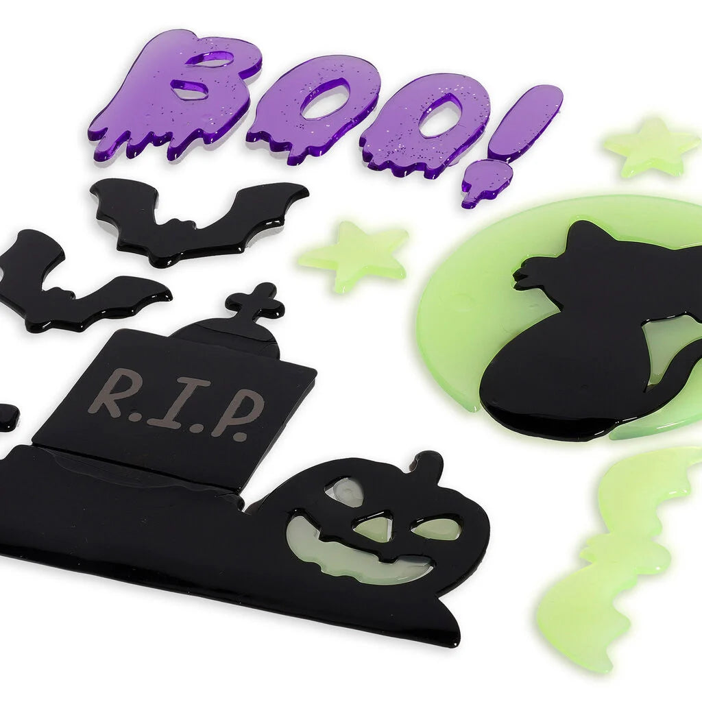 LEGAMI Halloween Set of Gel Window Stickers - Windo-Glow