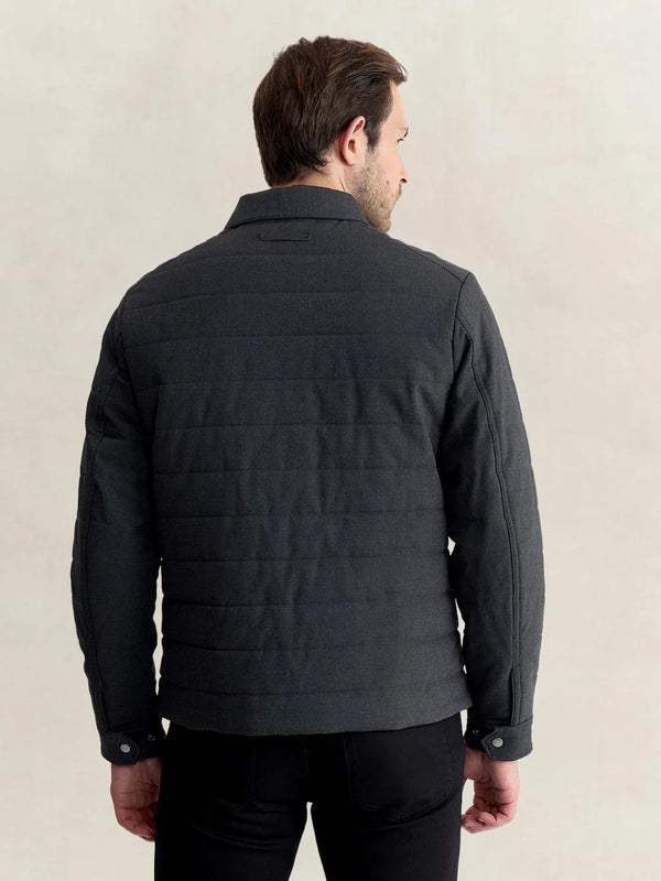 GANT Insulated Flannel Jacket - Grey