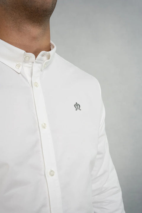 HILLS : Oxford Shirt - White