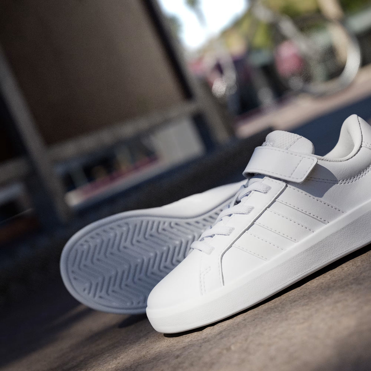 ADIDAS Kids' Grand Court 3.0 Shoes - White| HP3532