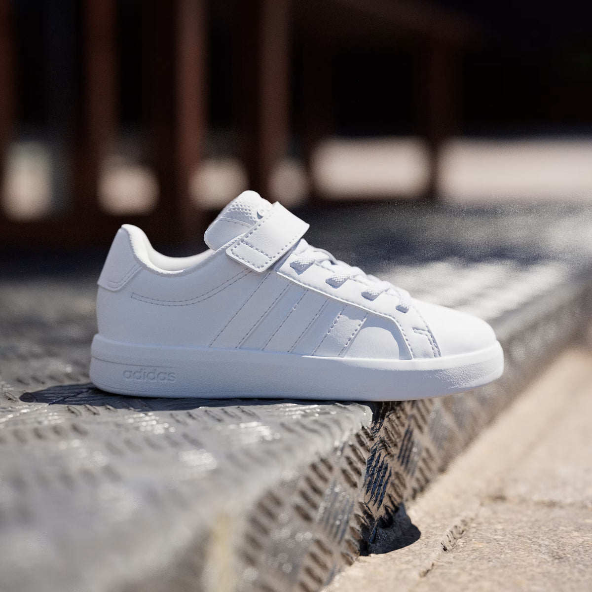ADIDAS Kids' Grand Court 3.0 Shoes - White| HP3532