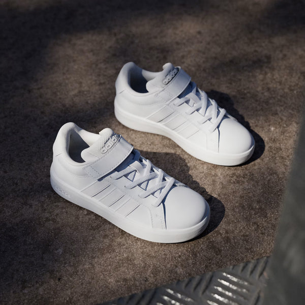 ADIDAS Kids' Grand Court 3.0 Shoes - White| HP3532