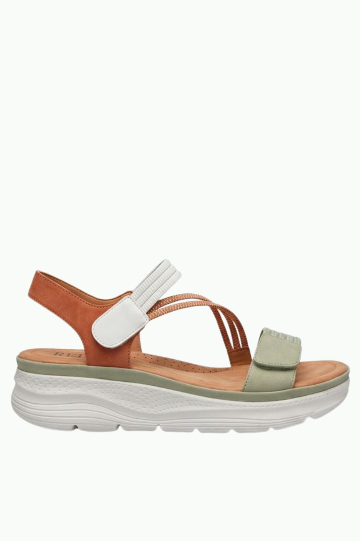 REDZ Lissar Wedge Strap Sandals - Earth Spice