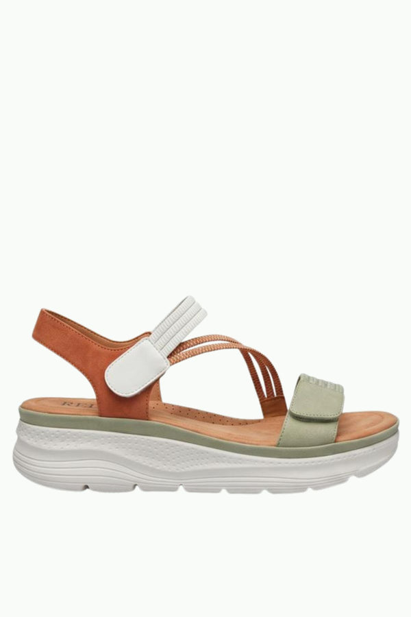 REDZ Lissar Wedge Strap Sandals - Earth Spice