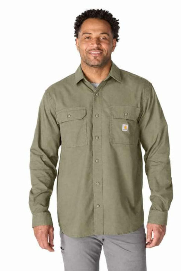 CARHARTT Glenwood Relaxed LS Shirt - Green