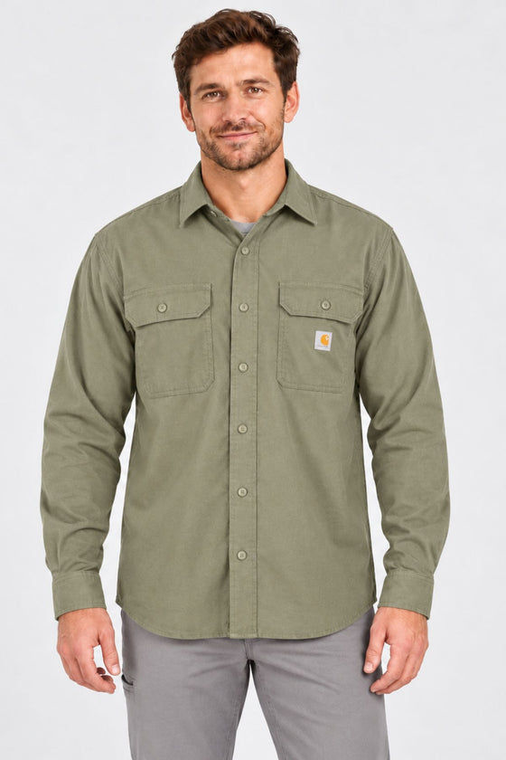 CARHARTT Glenwood Relaxed LS Shirt - Green