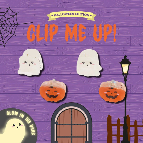 LEGAMI Halloween Set of Four Mini Hair Clips - Clip Me Up!