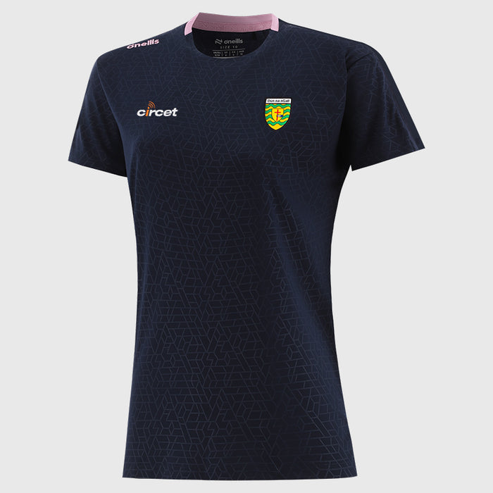 O'NEILLS Women's Donegal GAA Hydra T-Shirt - Navy