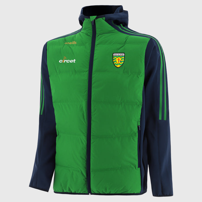 O'NEILLS Kids' Donegal GAA Hydra Hooded Padded Jacket - Green/Navy