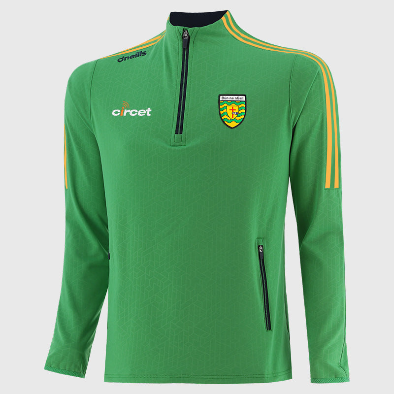O'NEILLS Men's Donegal GAA Hydra Brushed Half Zip Top - Green