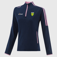 O'NEILLS Women's Donegal GAA Hydra Half Zip Top - Navy