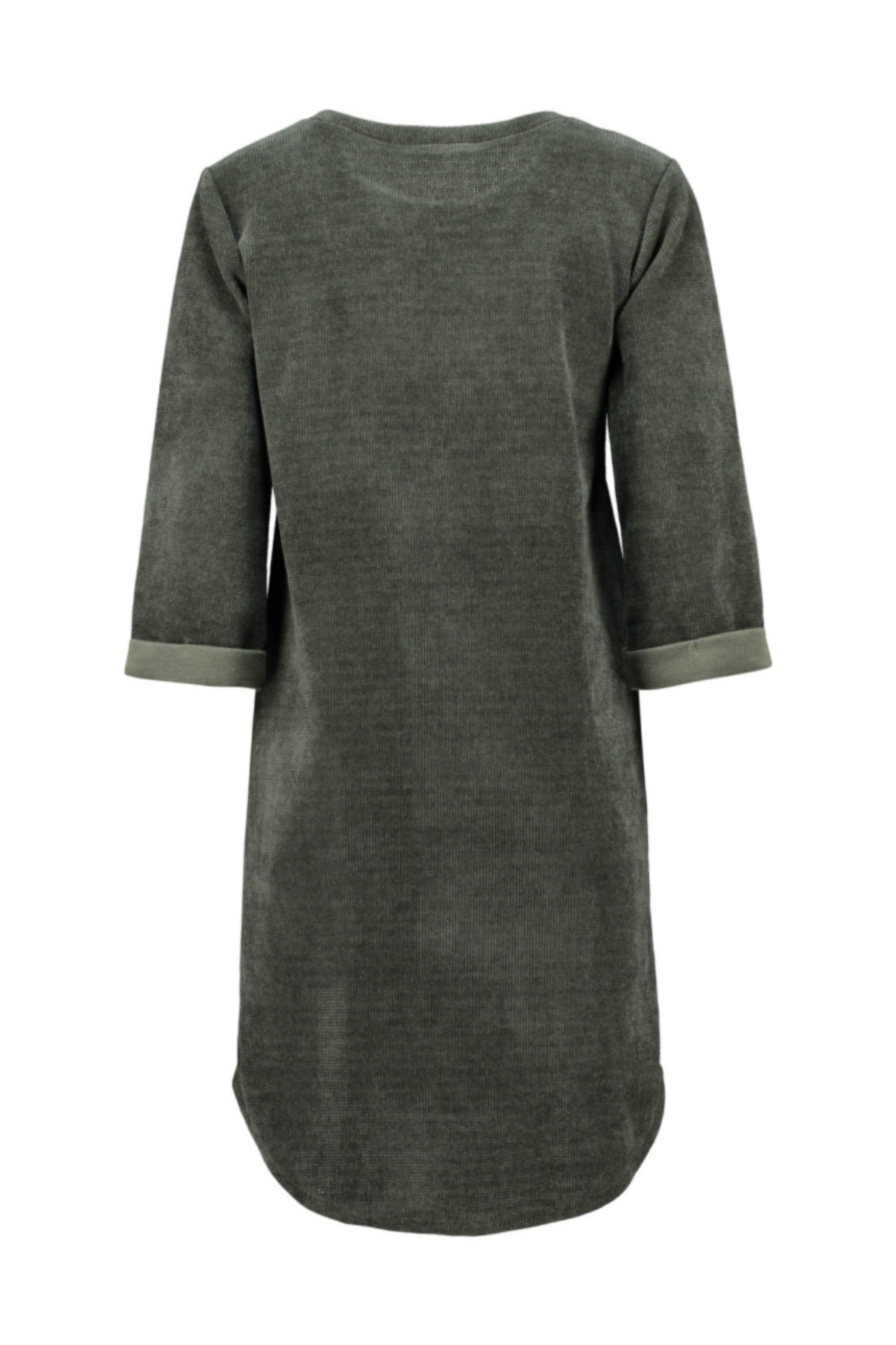 HAILYS Polly Long Sleeve Dress - Khaki