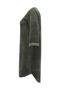 HAILYS Polly Long Sleeve Dress - Khaki