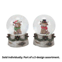 STRAITS Christmas Highland Cow Snow Globe 10cm - 1Pc