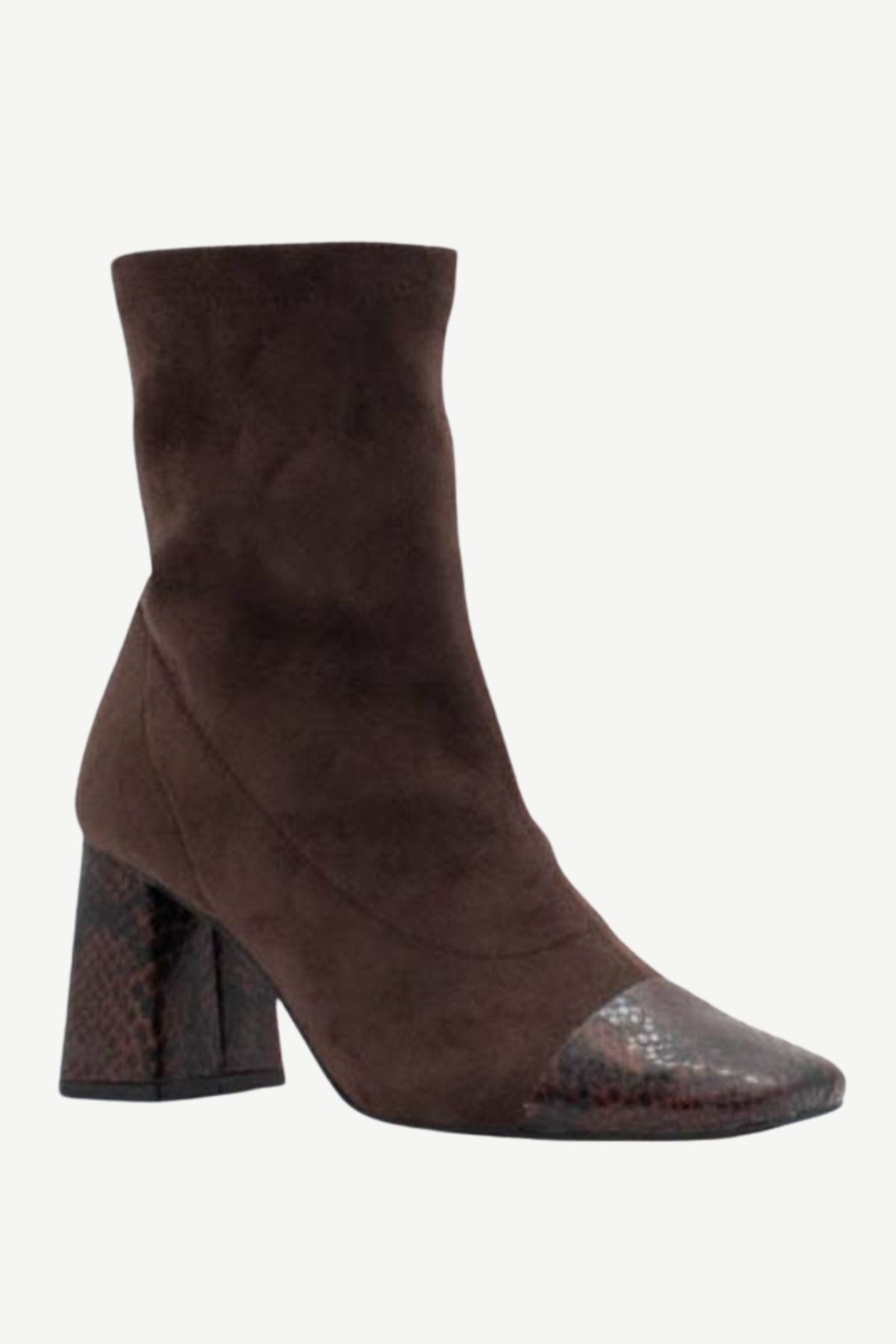 UNA HEALY Homegrown Block Heel Ankle Boots – Brown