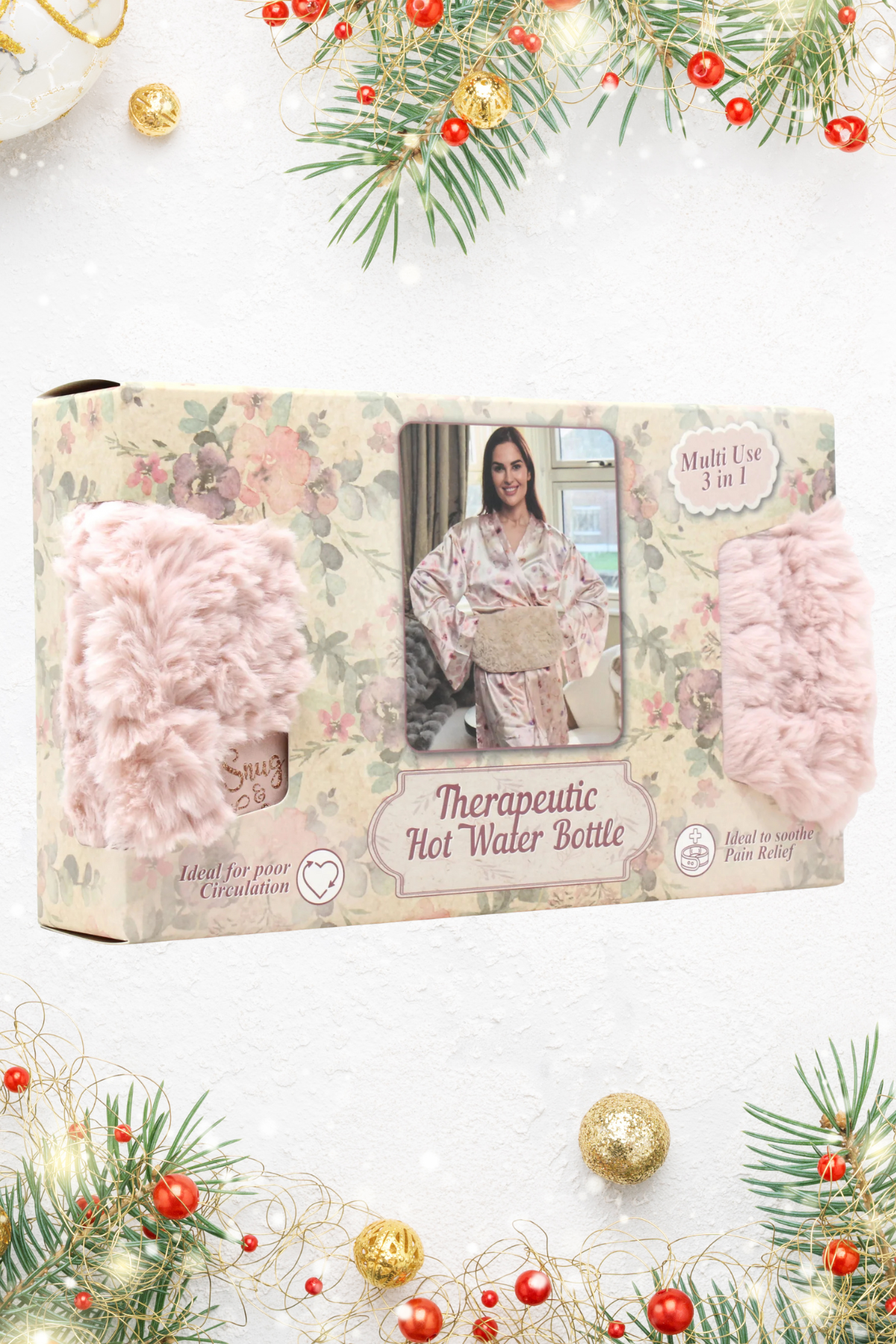 SOMETHING SPECIAL Therapeutic Hot Water Bottle Gift Box - Blush