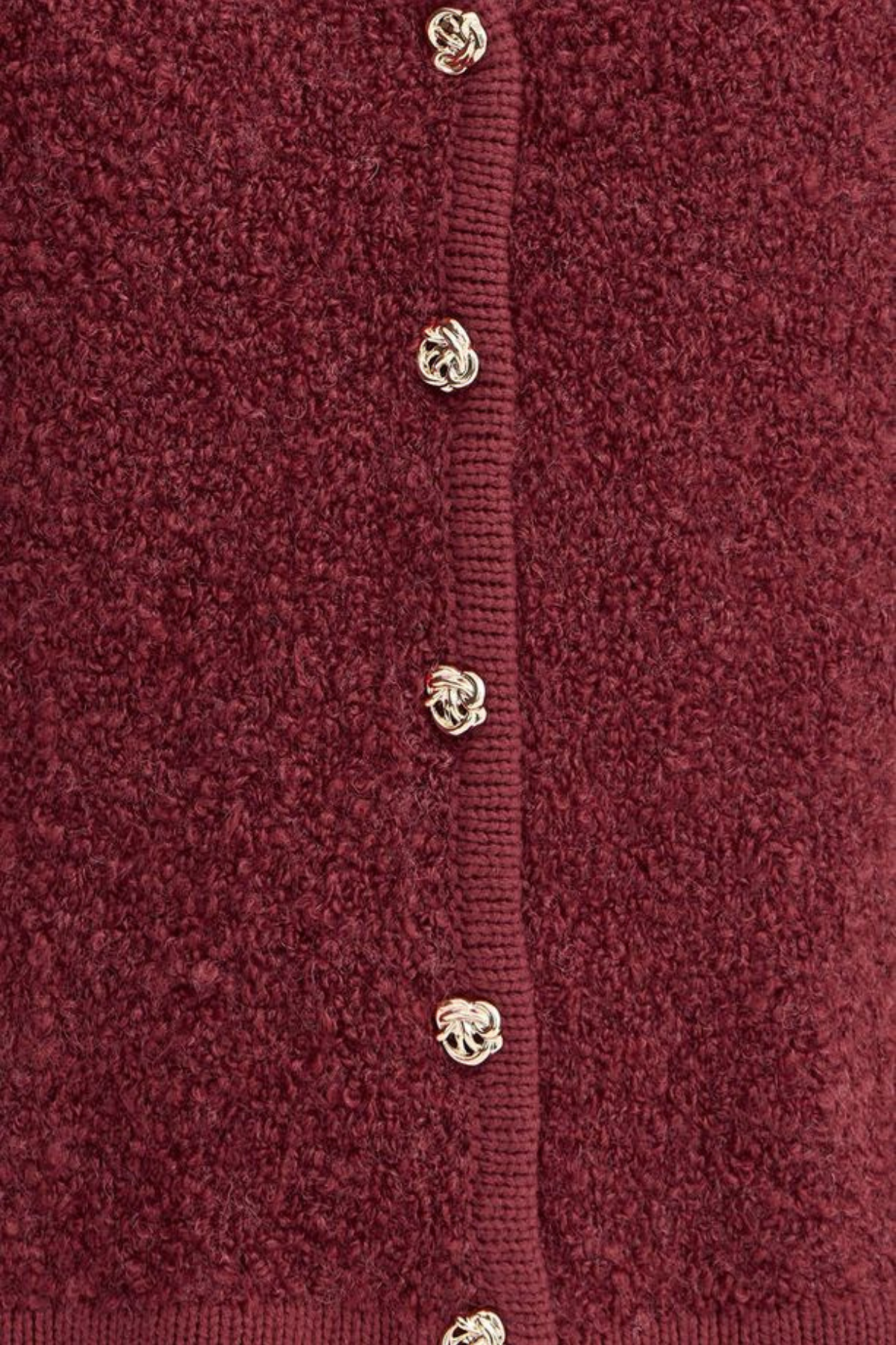 ICHI Blarisa Wool Waistcoat - Red