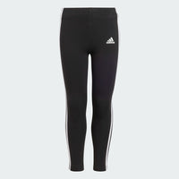 ADIDAS Girls 3S Hooded Tracksuit - Black