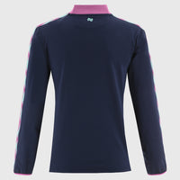 O'NEILLS Donegal GAA Kids' Imperium Brushed Half Zip Top - Navy