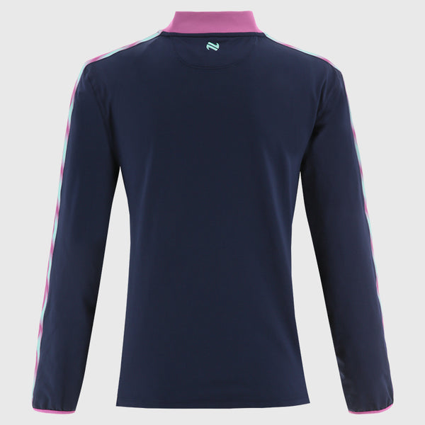 O'NEILLS Donegal GAA Kids' Imperium Brushed Half Zip Top - Navy