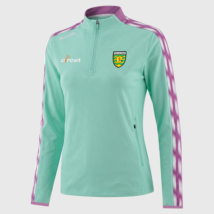 O'NEILLS Donegal GAA Kids' Imperium Brushed Half Zip Top - Mint
