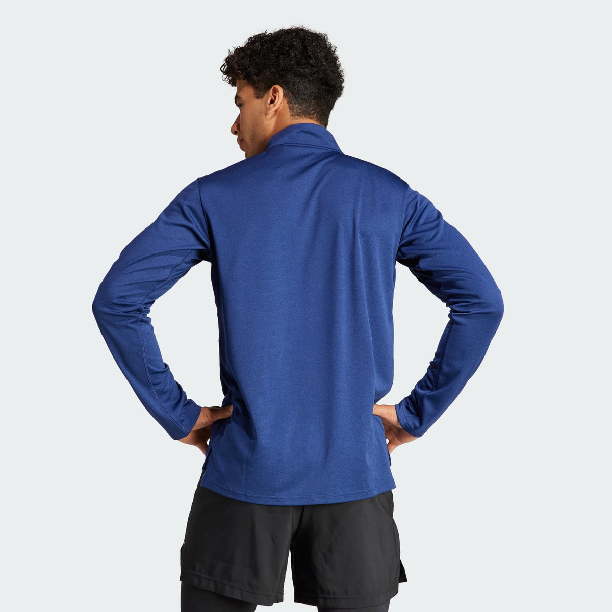 ADIDAS Men's Train Essentials Half-Zip - Blue