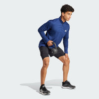 ADIDAS Men's Train Essentials Half-Zip - Blue