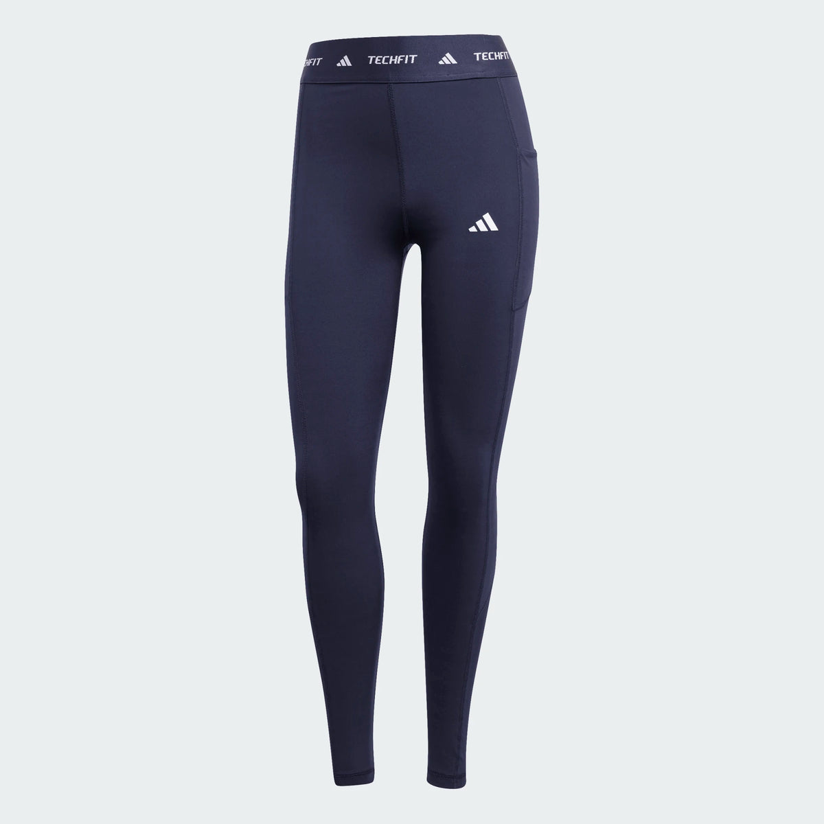 ADIDAS Women's TechFit Stash Pocket Full Length Leggings - Navy