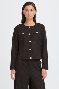 ICHI Kate Gleam Jacket - Black