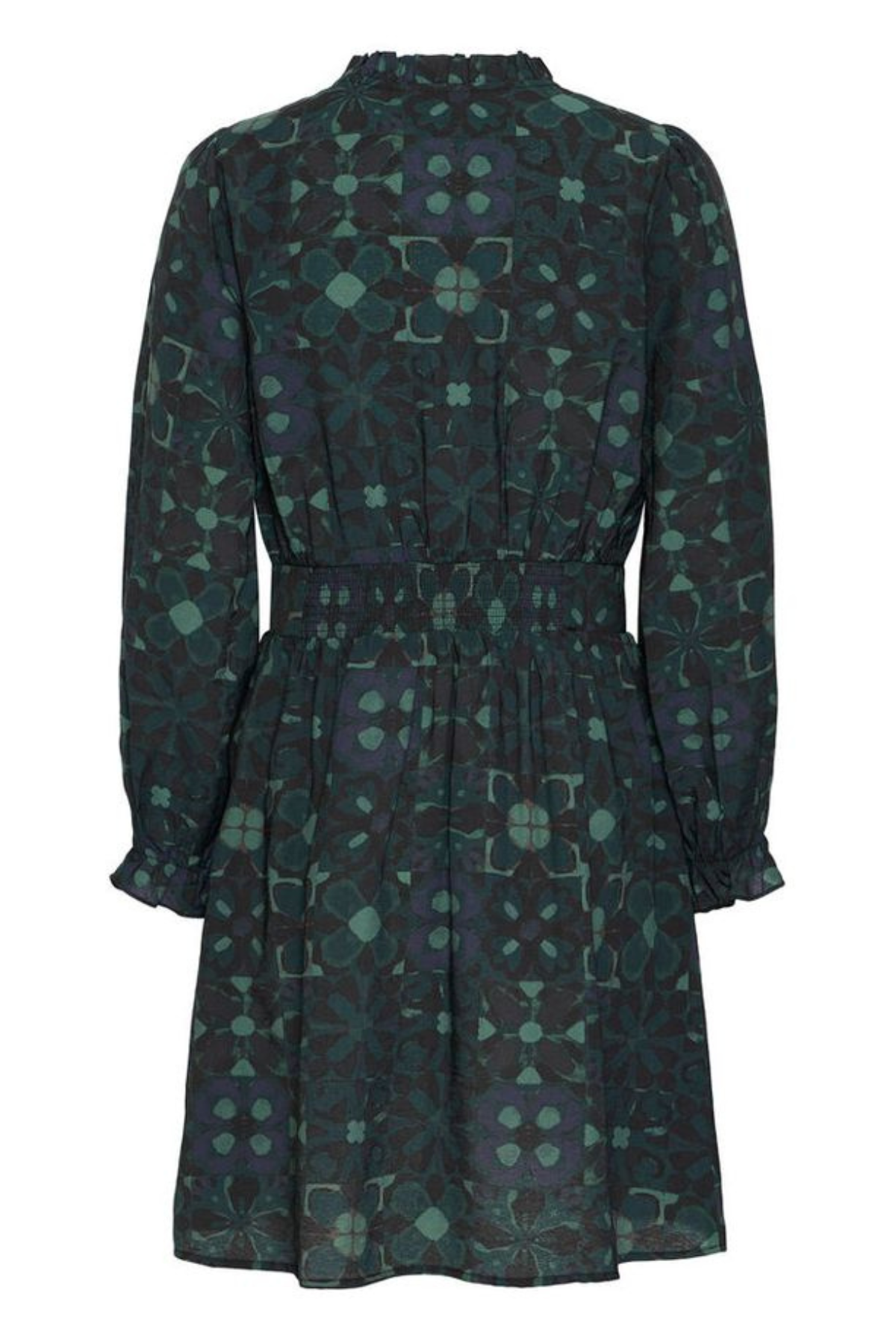 ICHI Gilea Floral Dress - Green