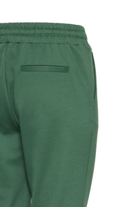 ICHI Kate Cropped Trousers - Green