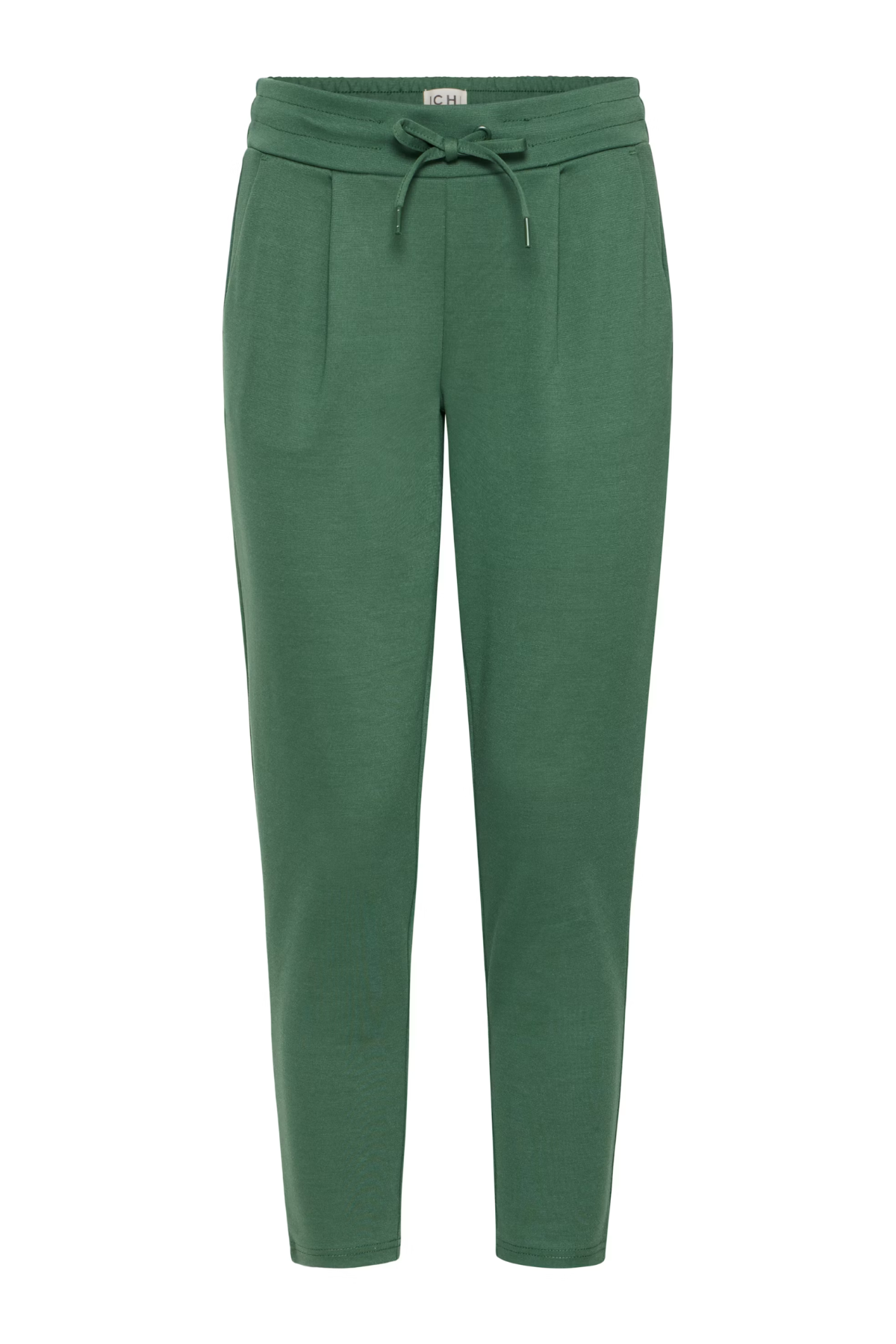 ICHI Kate Cropped Trousers - Green